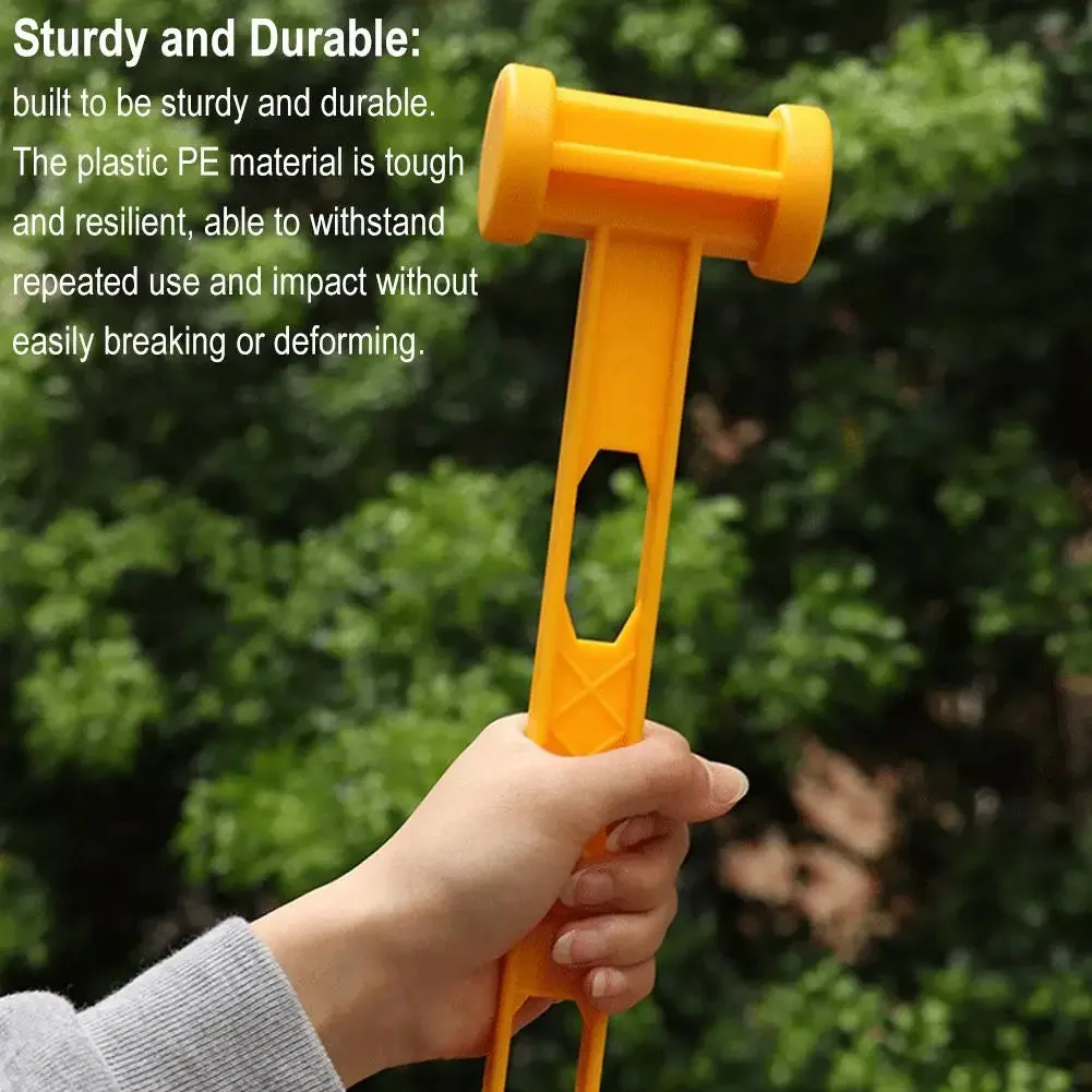 Outdoor Light Weight Hammer PE Solid Color Pulling Nail Hammer