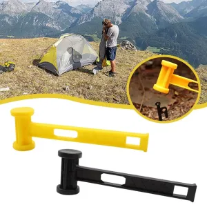 Outdoor Light Weight Hammer PE Solid Color Pulling Nail Hammer