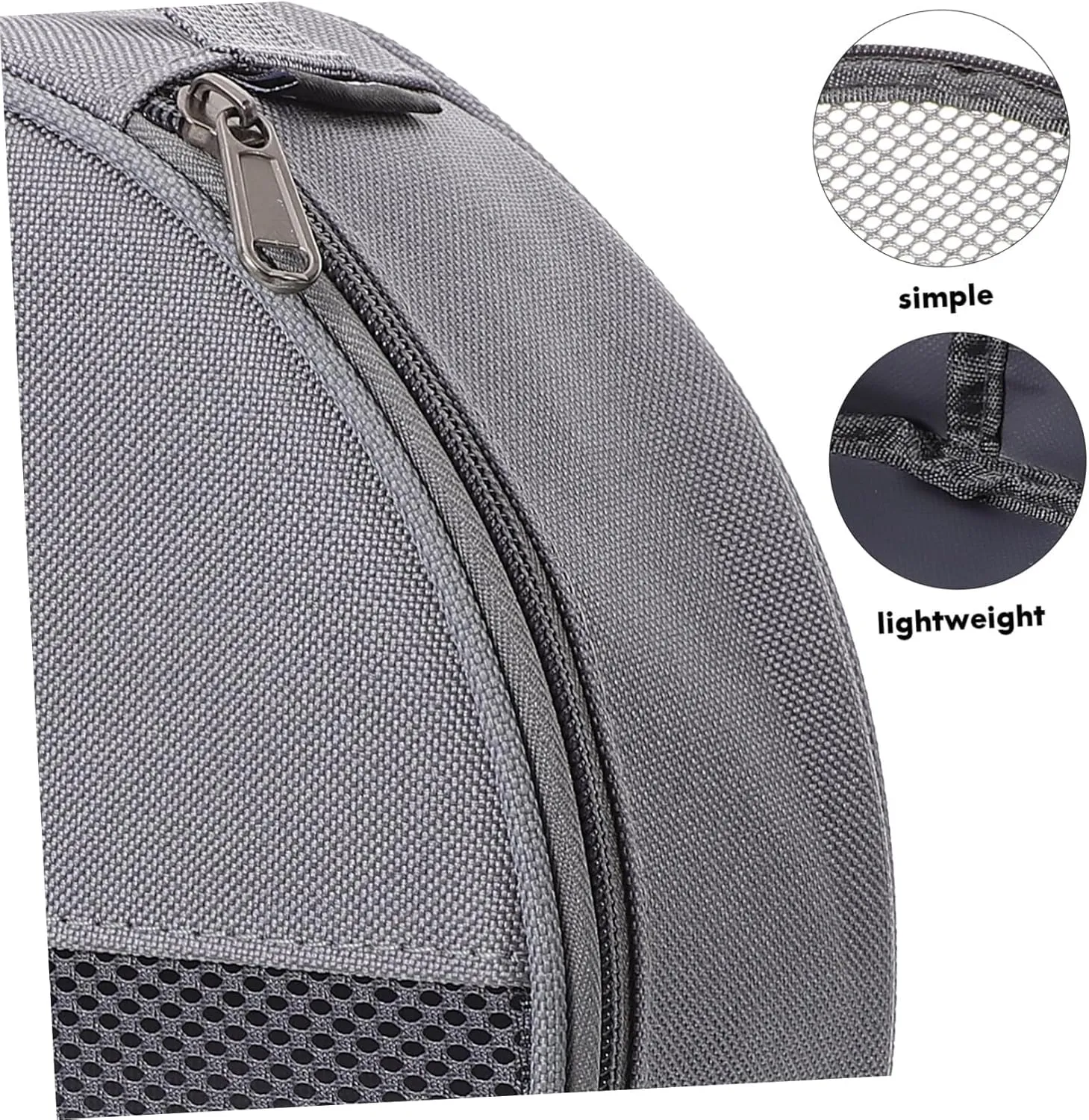 Outdoor Tableware Bag Canvas Bag Round Dish Container Bag for Plate Tableware Pouch Camping Supplies