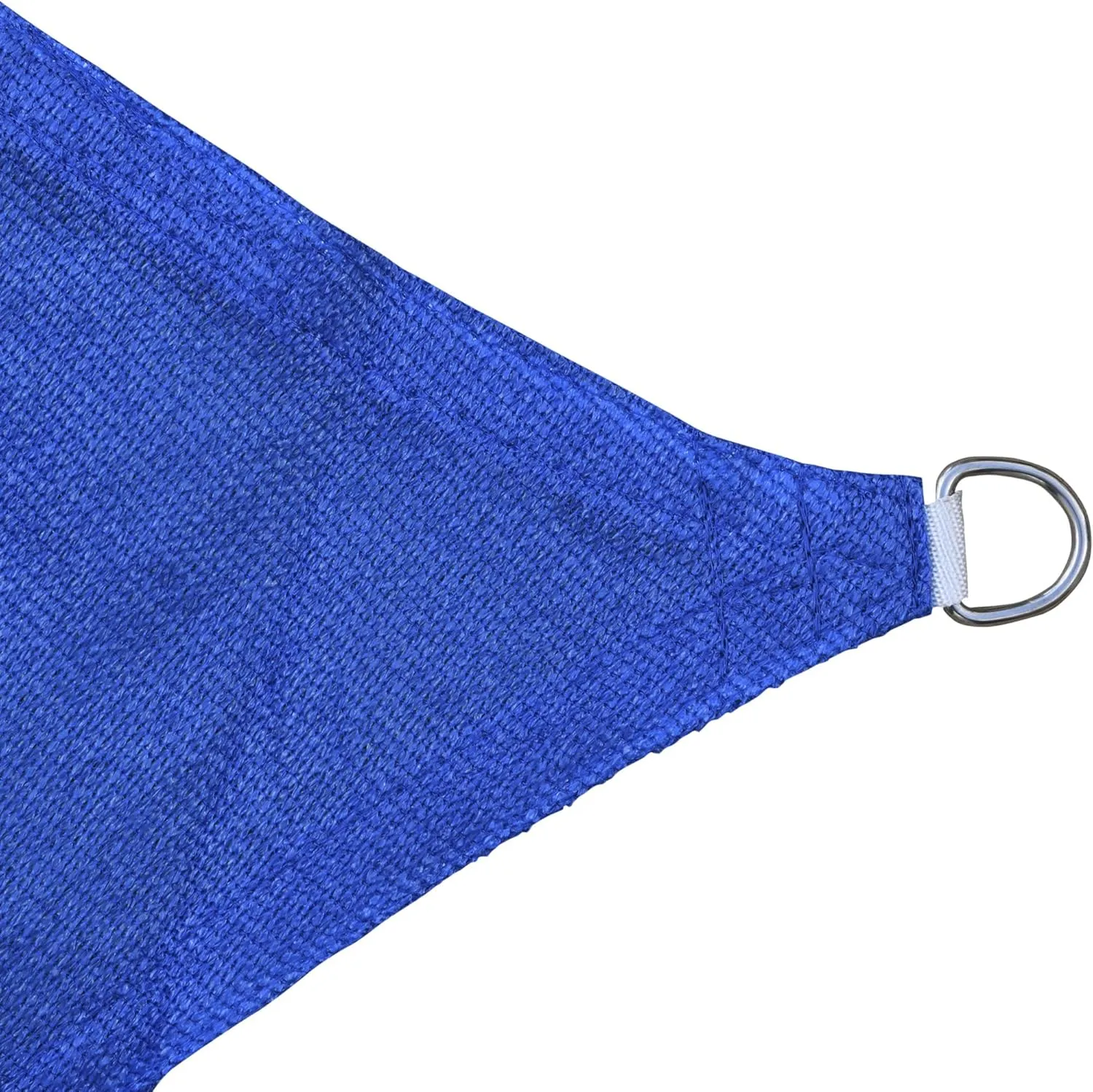 Outsunny 16' x 20' Sun Shade Sail Canopy Outdoor Shade Sail Cloth for Patio Deck Yard with D-Rings and Rope Included, Blue