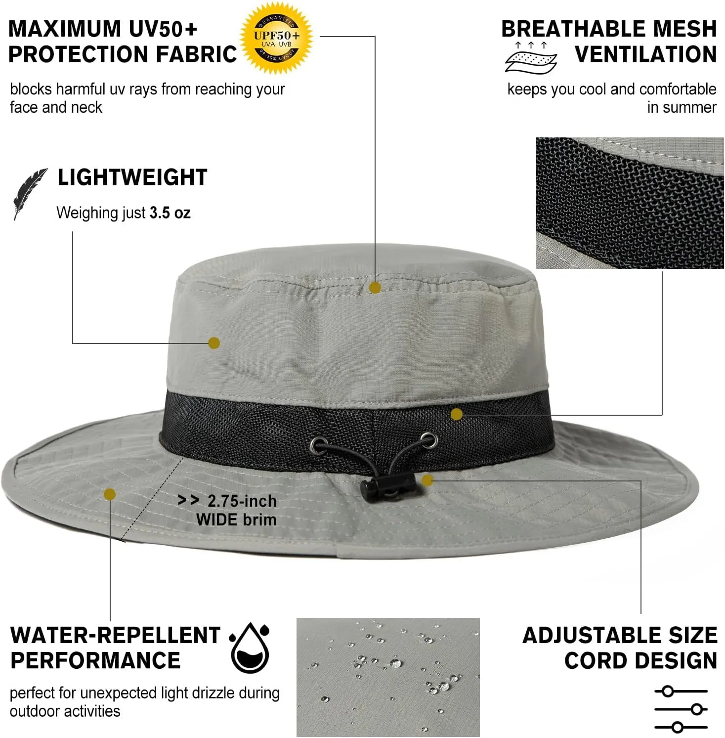 Oversize XL XXL Unisex Wide Brim Detachable Net Mesh Veil Sun Hat UV Protection Boonie Bucket Sunhat Summer Garden Fishing
