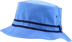Oversized XXL Roll Up Bucket Hat with Stripe Band