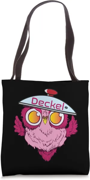 Owl in Couple look with Lid without Pot Tote Bag