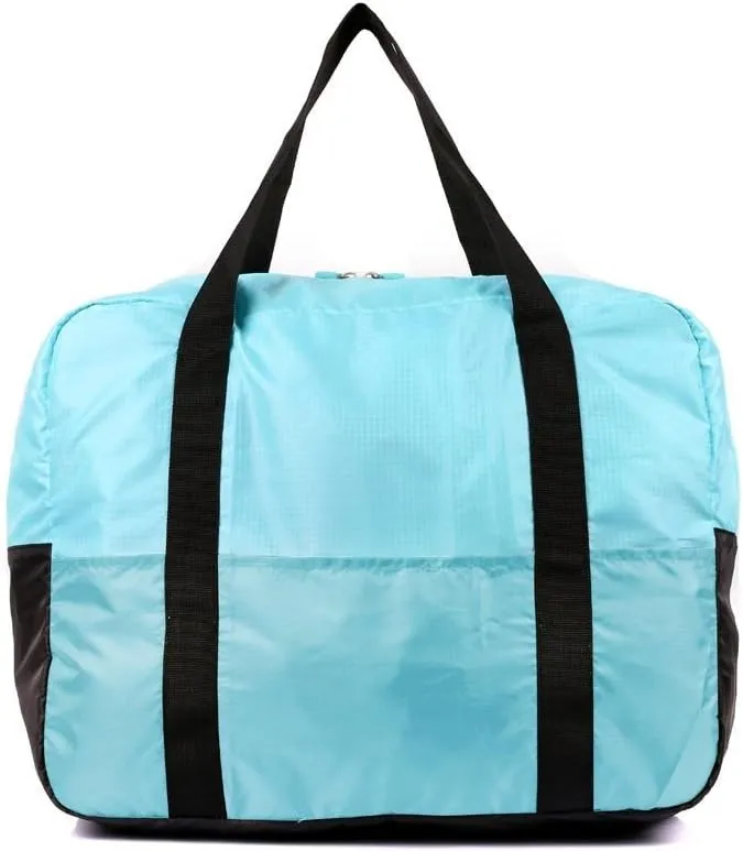 Pack n Fold Foldable Travel Duffel Bag (Blue)