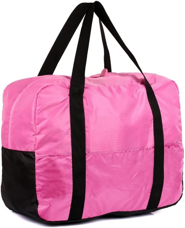 Pack n Fold Foldable Travel Duffel Bag (Pink)