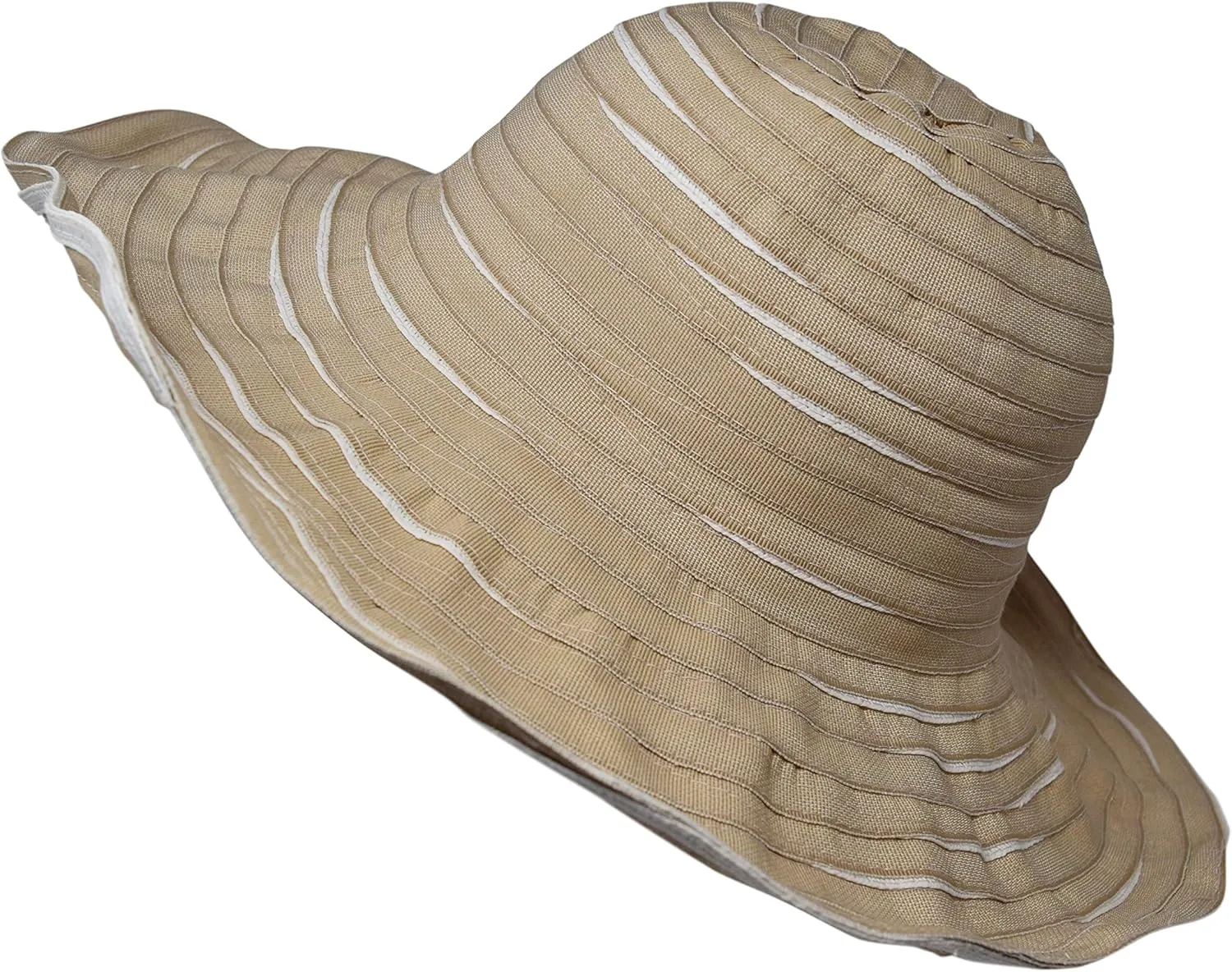 Packable Reversible Crusher Sun Shade Beach Hat, Adjustable Wide Shapeable Brim, SPF UPF 50 UV Protection