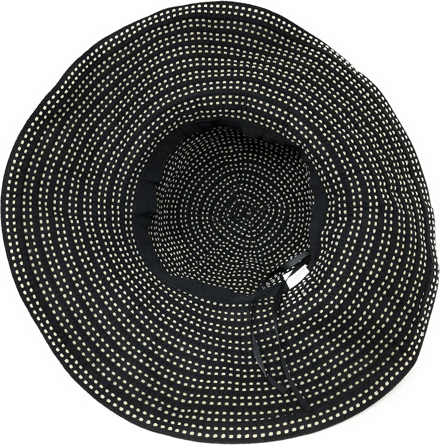 Packable Ribbon Crusher Sun Shade Beach Hat, Adjustable Wide Shapeable Brim, SPF UPF 50 UV Protection