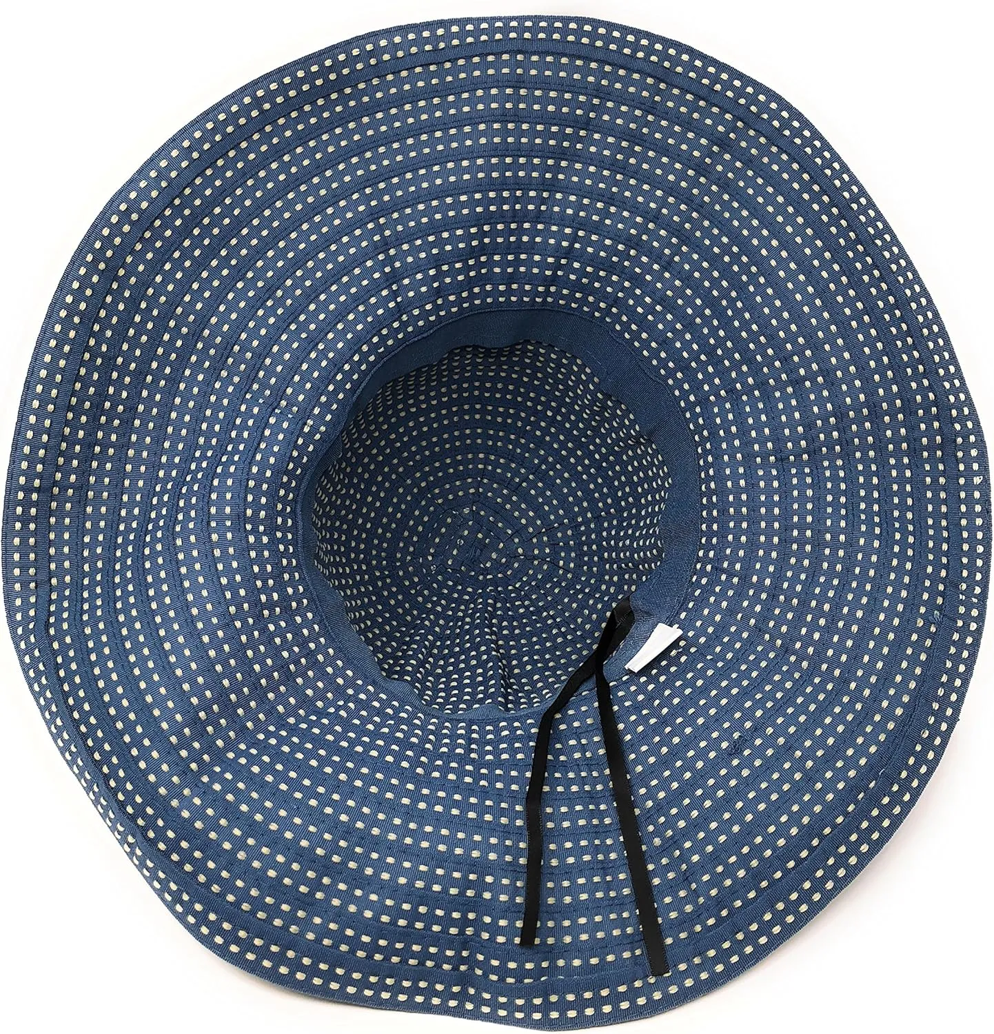 Packable Ribbon Crusher Sun Shade Beach Hat, Adjustable Wide Shapeable Brim, SPF UPF 50 UV Protection