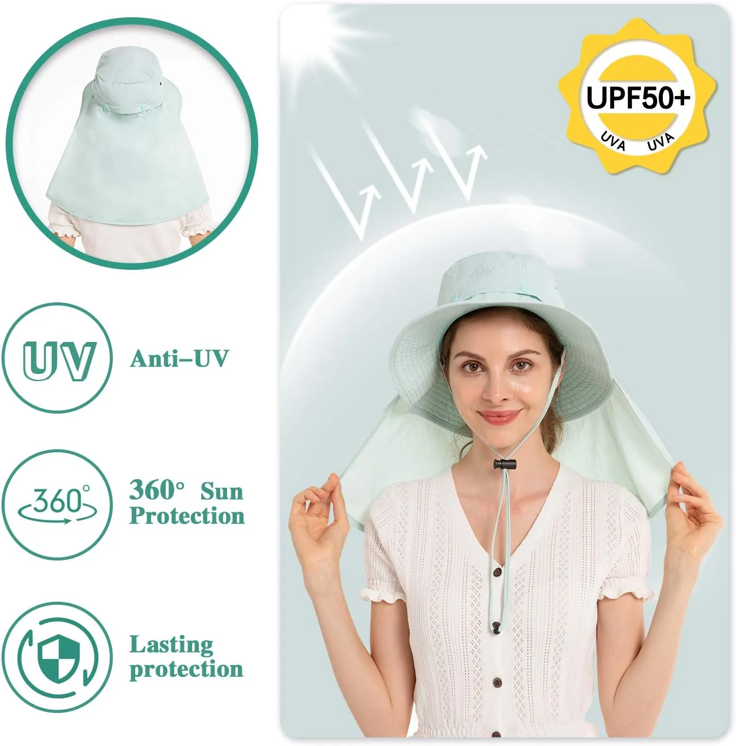 Palmyth Head Net Hat, Sun Hat Safari Hat