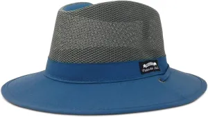 Panama Jack Nylon Mesh Safari Hat - Lightweight, UPF (SPF) 50  Sun Protection, 2 1/2" Big Brim, Chin Strap