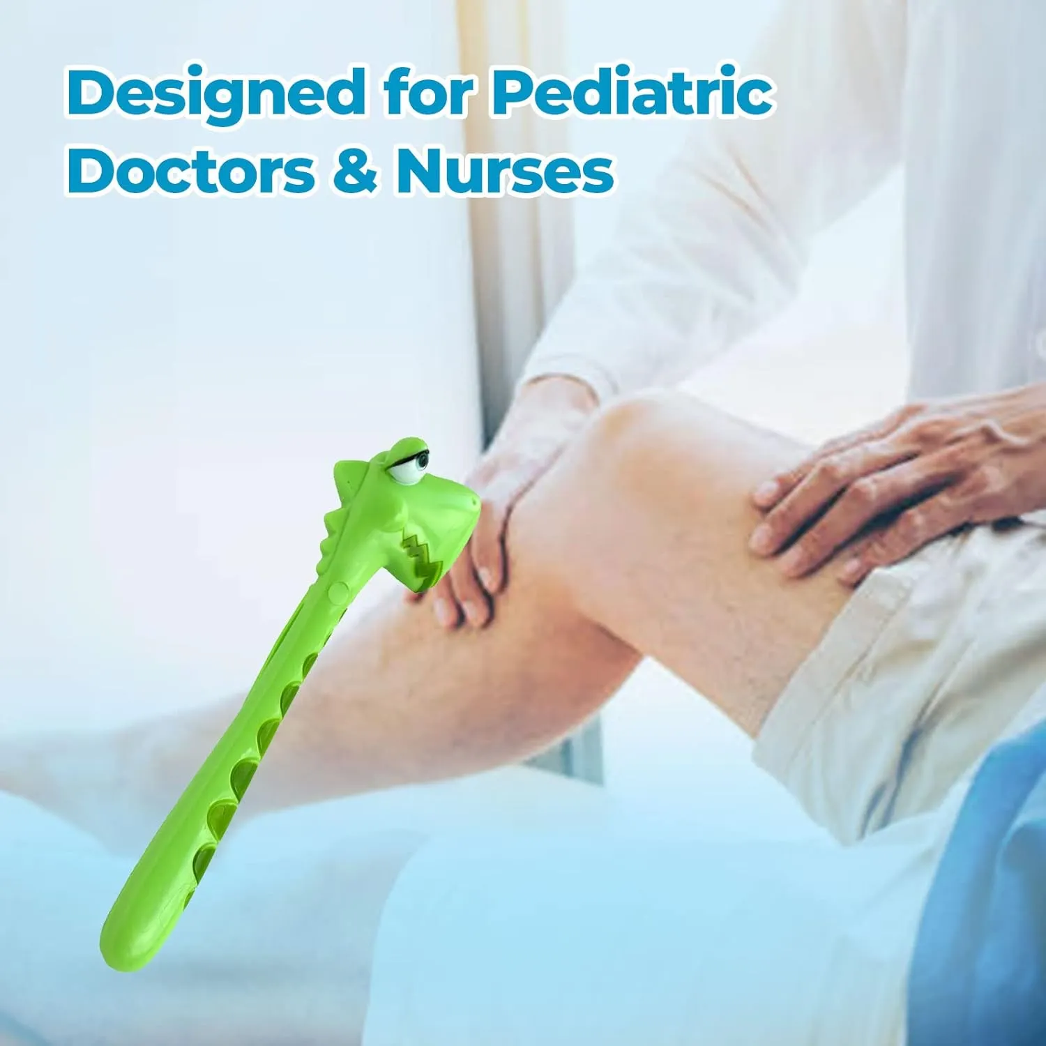 Parrot Reflex Hammer for Kids – Pediatric Percussion Hammer with User-Friendly Design, Non-Toxic & Latex-Free, Comfortable and Soothing Tool for Doctors & Nurses in Clinics and Hospitals