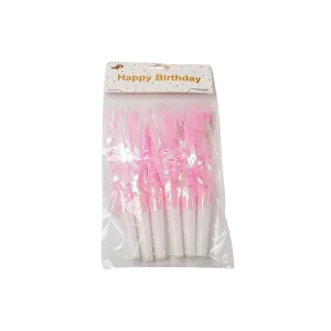 PARTY WHISTLE PINK - 6PCS