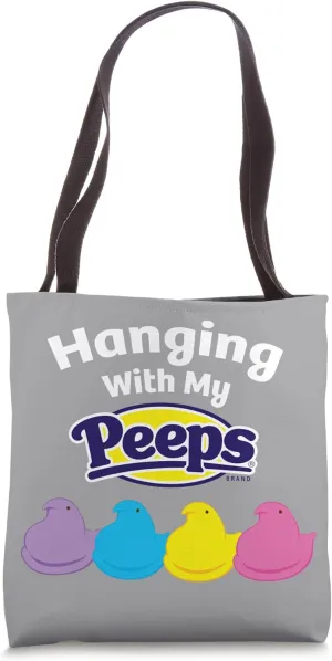 Peeps Easter Hanging With My Peeps Tote Bag