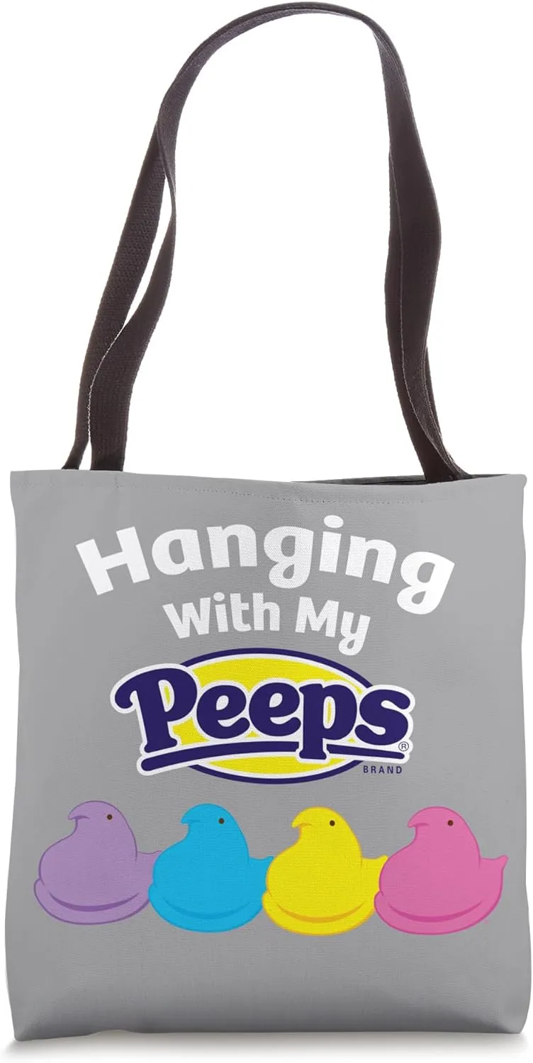 Peeps Easter Hanging With My Peeps Tote Bag