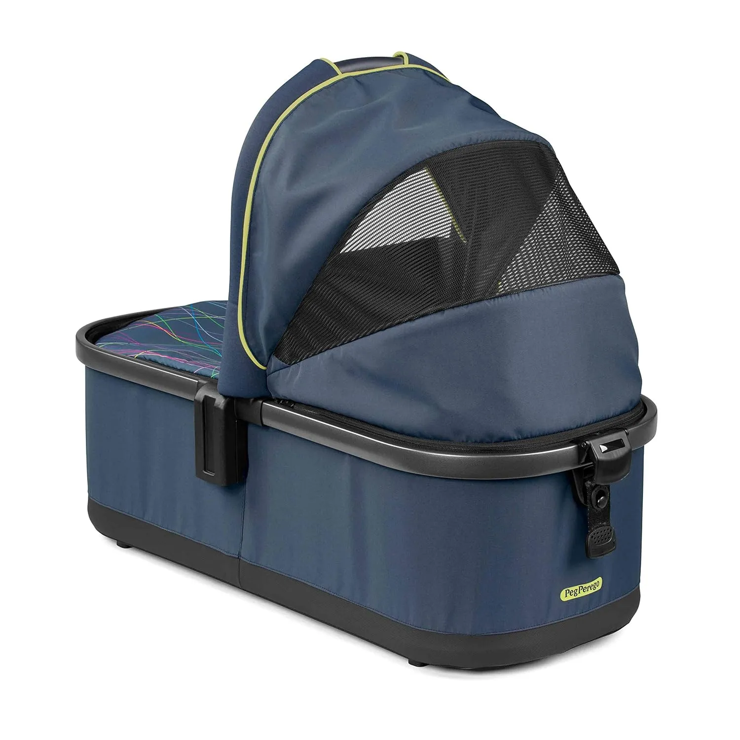 Peg Perego Bassinet with Home Stand for Ypsi-Veloce-Vivace, New Life (Blue)