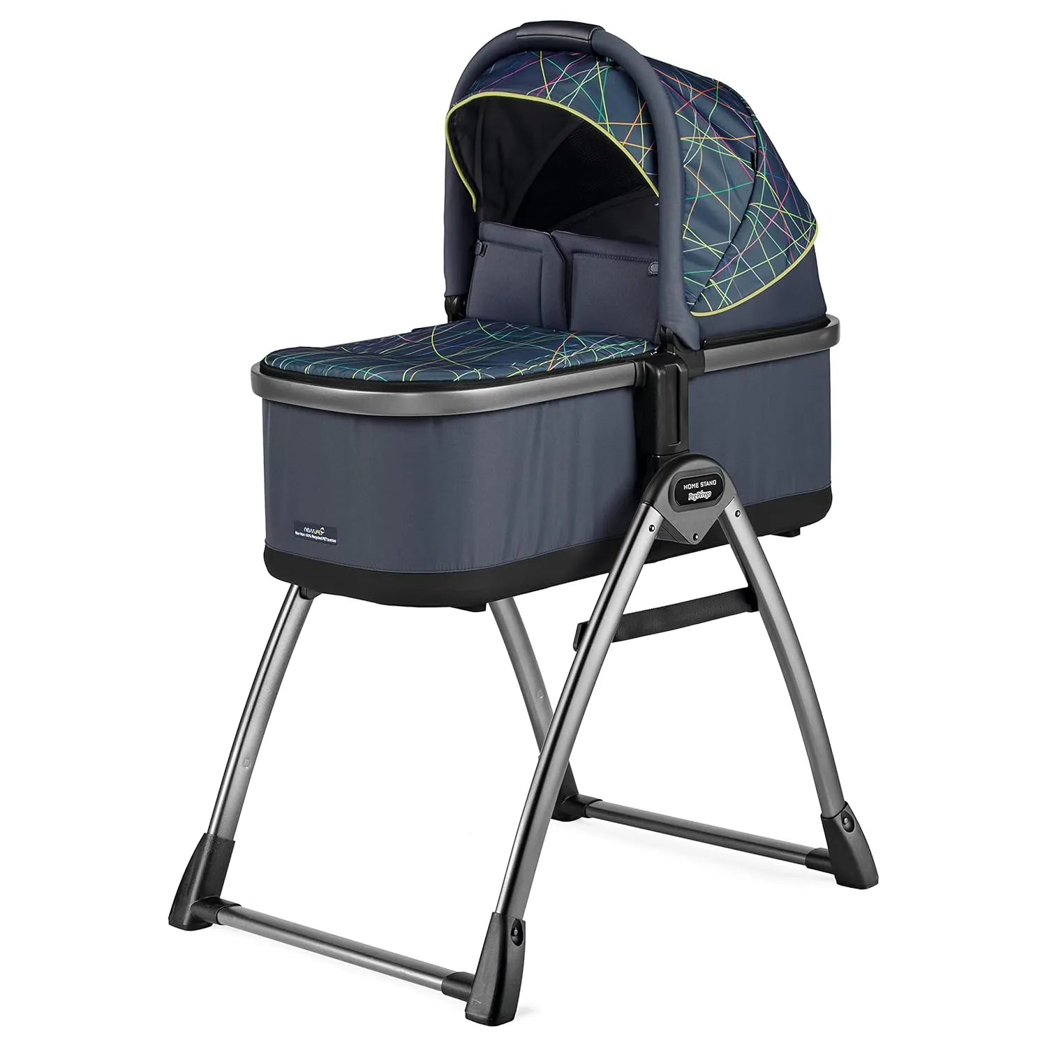 Peg Perego Bassinet with Home Stand for Ypsi-Veloce-Vivace, New Life (Blue)