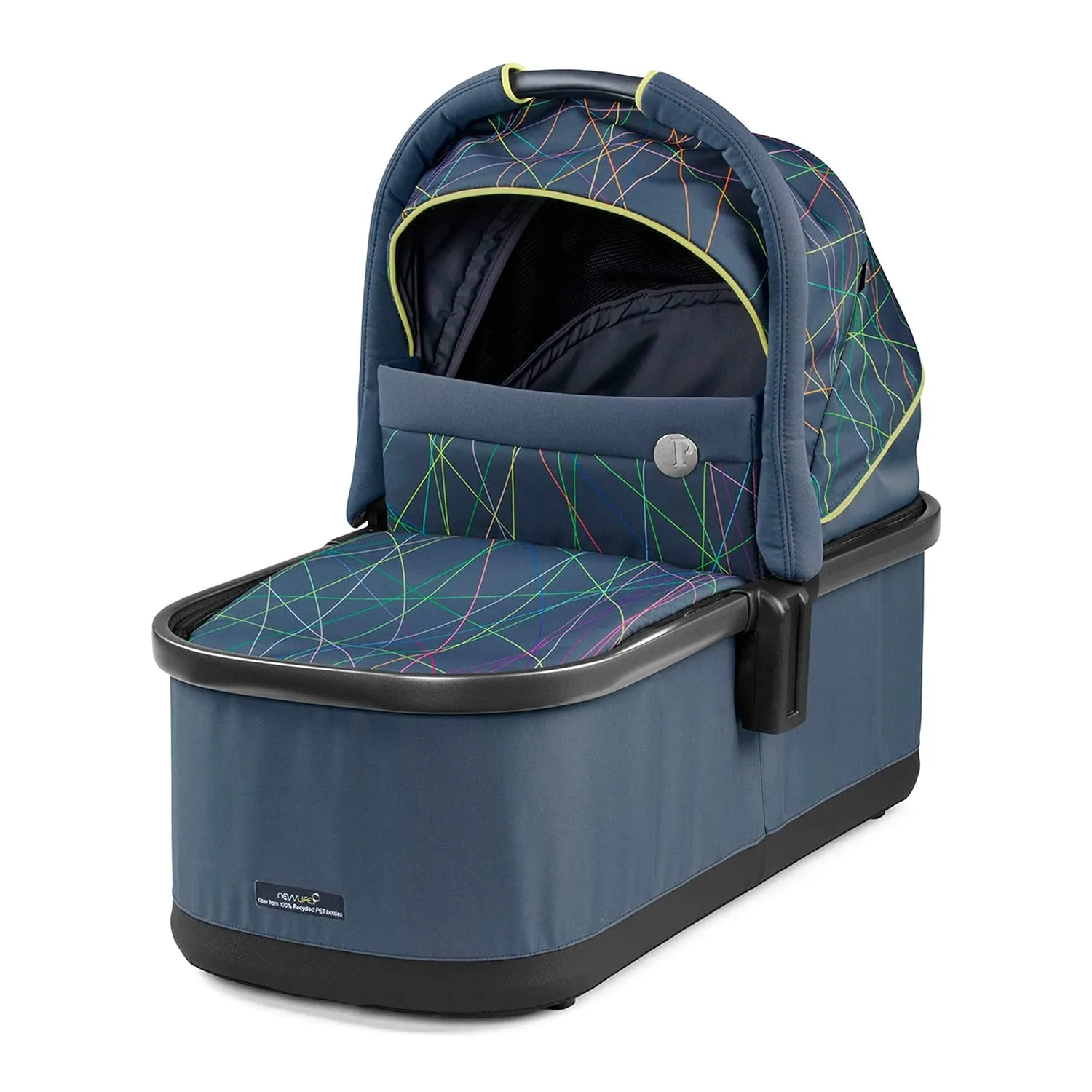 Peg Perego Bassinet with Home Stand for Ypsi-Veloce-Vivace, New Life (Blue)