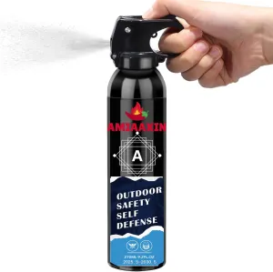 Pepper Spray for Both Women and Men Quick Release Easy Carry and Fast Access, Secure and Easy to Use Safety with Bells Lifesaving Whistle Water Bottle Buckle Holster