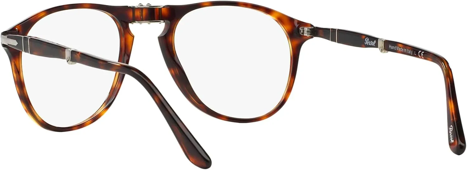Persol Men's Po9714vm Aviator Prescription Eyewear Frames