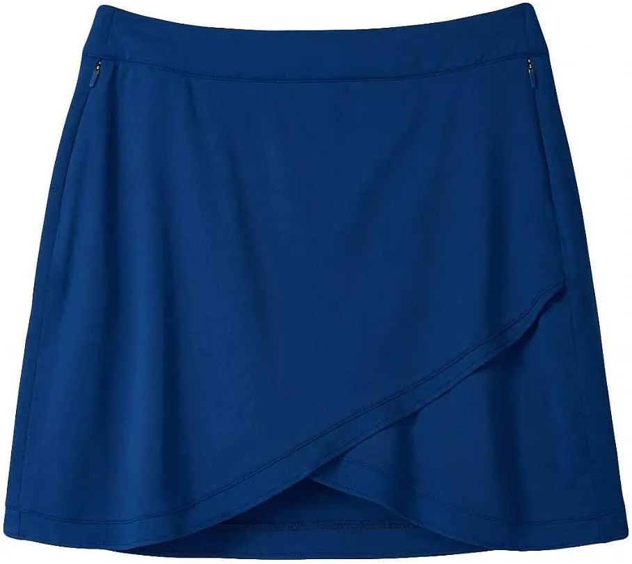 Peter Millar Women's Laura Wrap Golf Skort Blue Medium M
