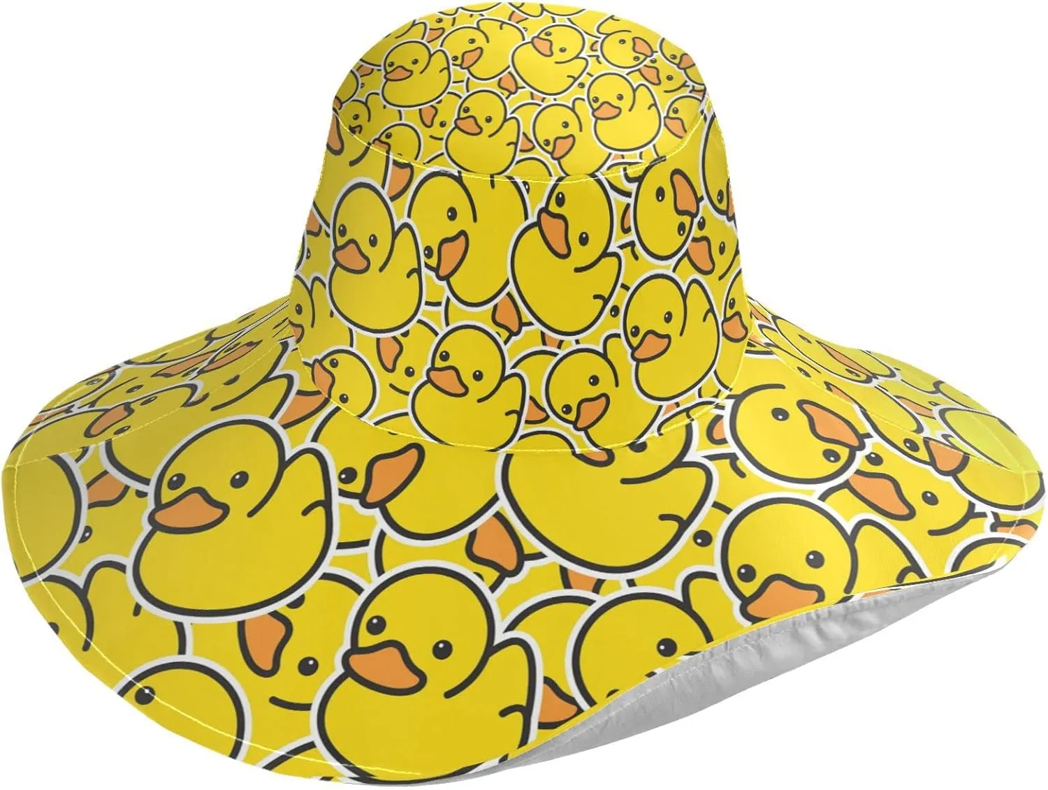 Pfrewn Women's Gardening Hat Wide Brim Sun Hats Waterproof Foldable UV Protection Hat for Garden