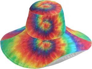 Pfrewn Women's Summer Wide Brim Sun Hats Waterproof Foldable Sun UV Protection Hat Gardening Hat for Garden