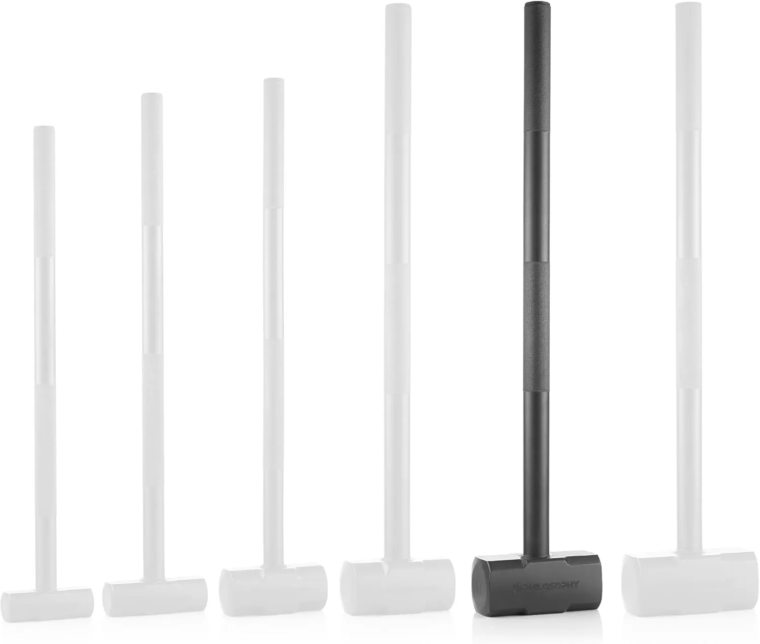 Philosophy Gym Fitness Hammer, 25 LB - Steel Hammer for Strength Training