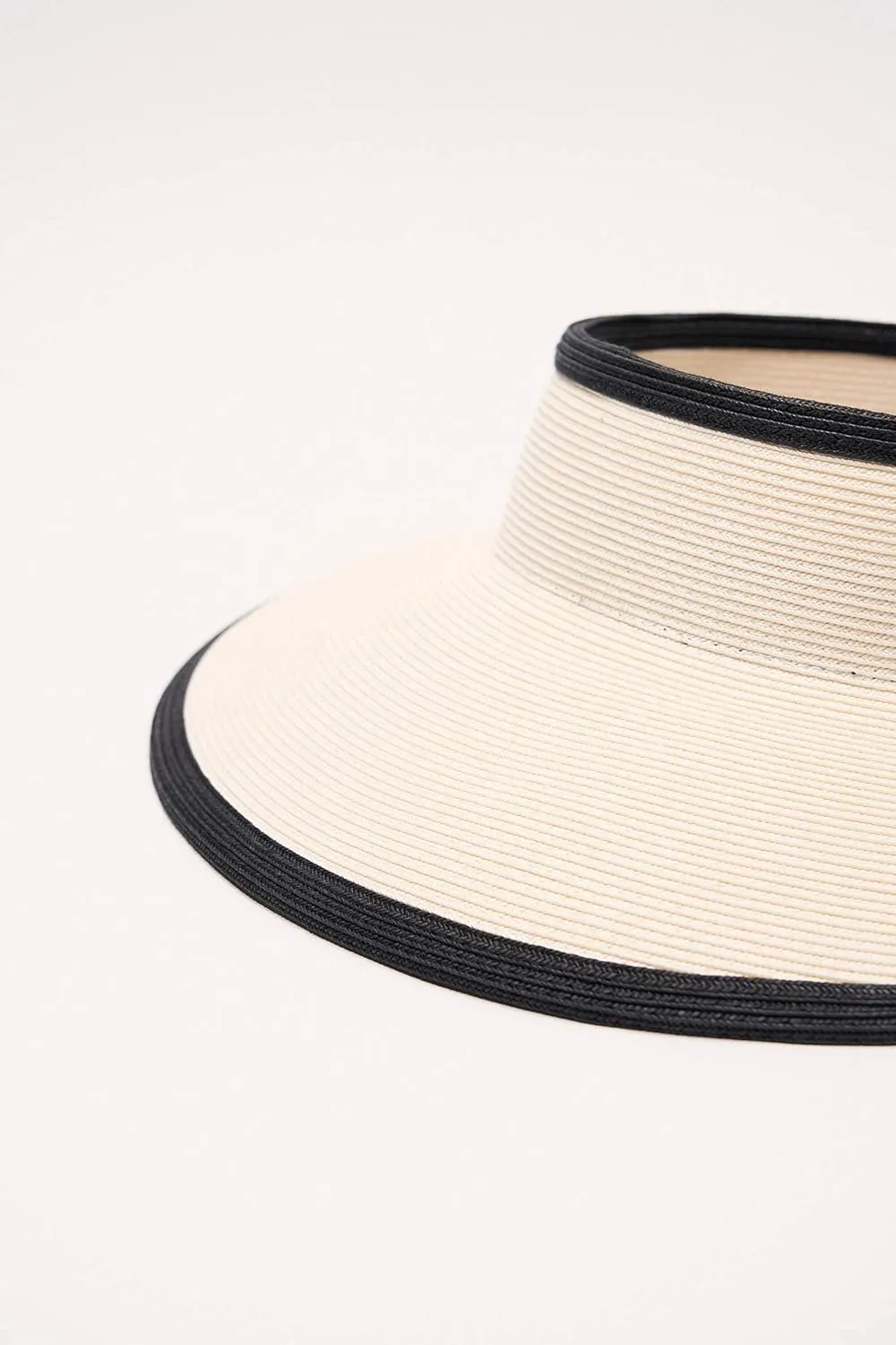 Pineapple&Star Vienna Visor Women’s Summer Sun Straw Packable UPF 50  Beach Hat