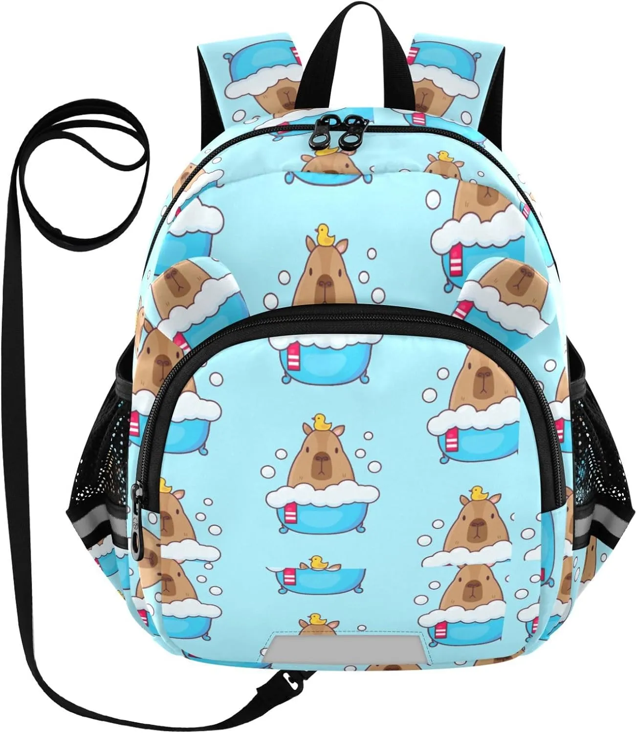 Plaaee Capibala Shower Toddler Backpack Harness Leash Kids Back Pack Harnesses Leashes Tether for Boys Girls Outdoor Travel M