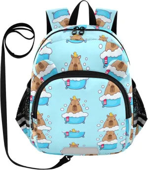 Plaaee Capibala Shower Toddler Backpack Harness Leash Kids Back Pack Harnesses Leashes Tether for Boys Girls Outdoor Travel M