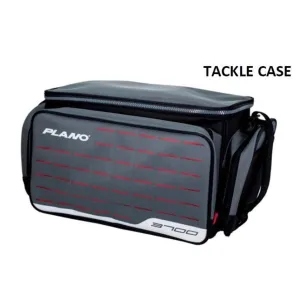 PLANO 3700 TACKLE CASE WEEKEND SERIES GREY INCS 2 STOWAWAYS