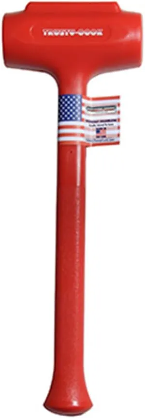 Polyurethane Dead Blow Hammer (88 oz, Red)