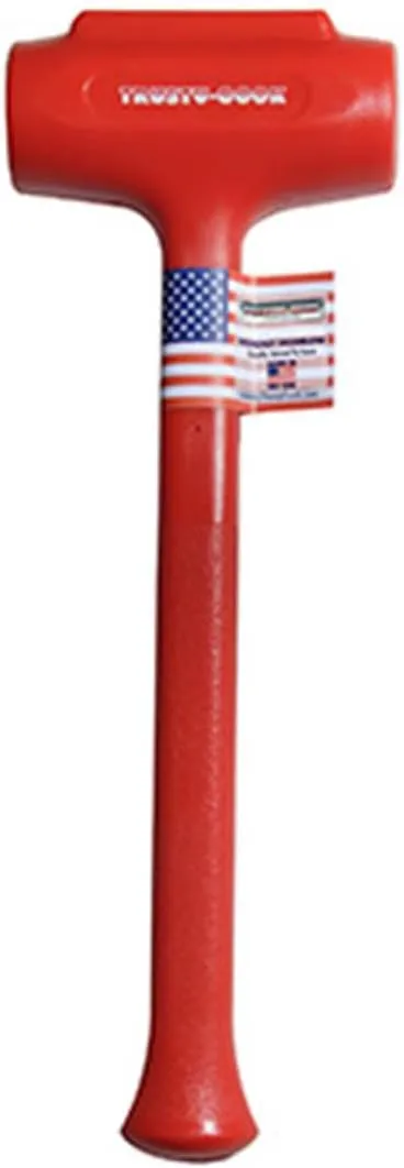 Polyurethane Dead Blow Hammer (88 oz, Red)