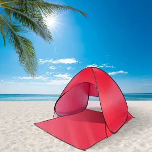 Pop Up Beach Tent for 2-3 Person, UPF50  Anti-UV Sun Shelter w/Storage Bag