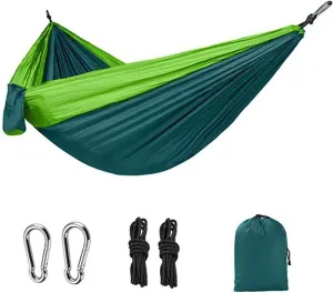 Portable Camping Hammock Single Hanging Bed Wear Resistant Strong Load-Bearing Hanging Bed Hammock Camping Supplies