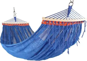 Portable Hammock,Portable Double Hammock Anti-Rollover Mesh Breathable Mesh Leisure Can Withstand Weight 250kg for Backpacking Beach Swing