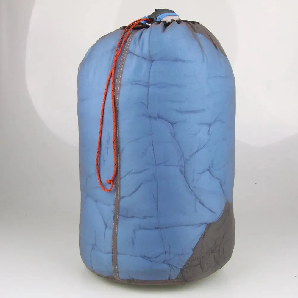 Portable Travel Camping Sports Ultralight Mesh Storage Bag Stuff Sack Drawstring Outdoor Camping Travel Storage Bag Outdoor Tool