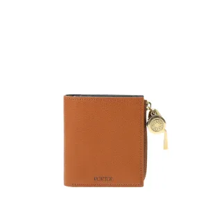 PORTER TONE Leather Bifold Wallet Compact Shrink Cowhide Made in Japan with ACME Whistle
