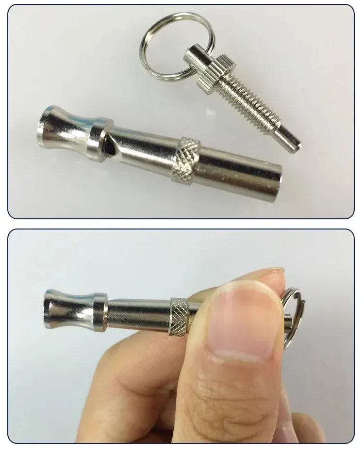 Premium Stainless Steel Adjustable Dog Training Whistle
