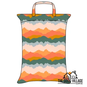 ✨PREORDER✨ Large Hanging Wetbag | Sunset Peaks