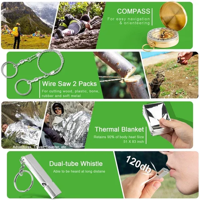 PrepPro Essential 10-In-1 Survival Gear Kit – Be Ready for Anything