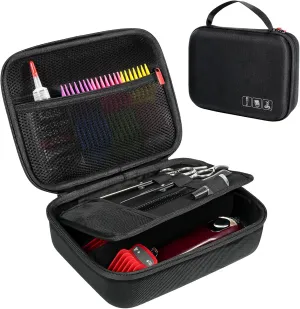 ProCase Hard Travel Case for Hair Clippers, Hair Cutting Barber Supplies Holder, Trimmer Organizer Storage Bag for Hatteker/Oneisal/Wahl 5Star/Andis Men Razor Guard Grooming Kits