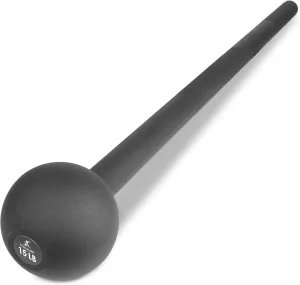 ProsourceFit Steel Macebell, Heavy Duty Steel Mace, Workout Mace with Non-Slip Grip for Gada, Strength and Core Training