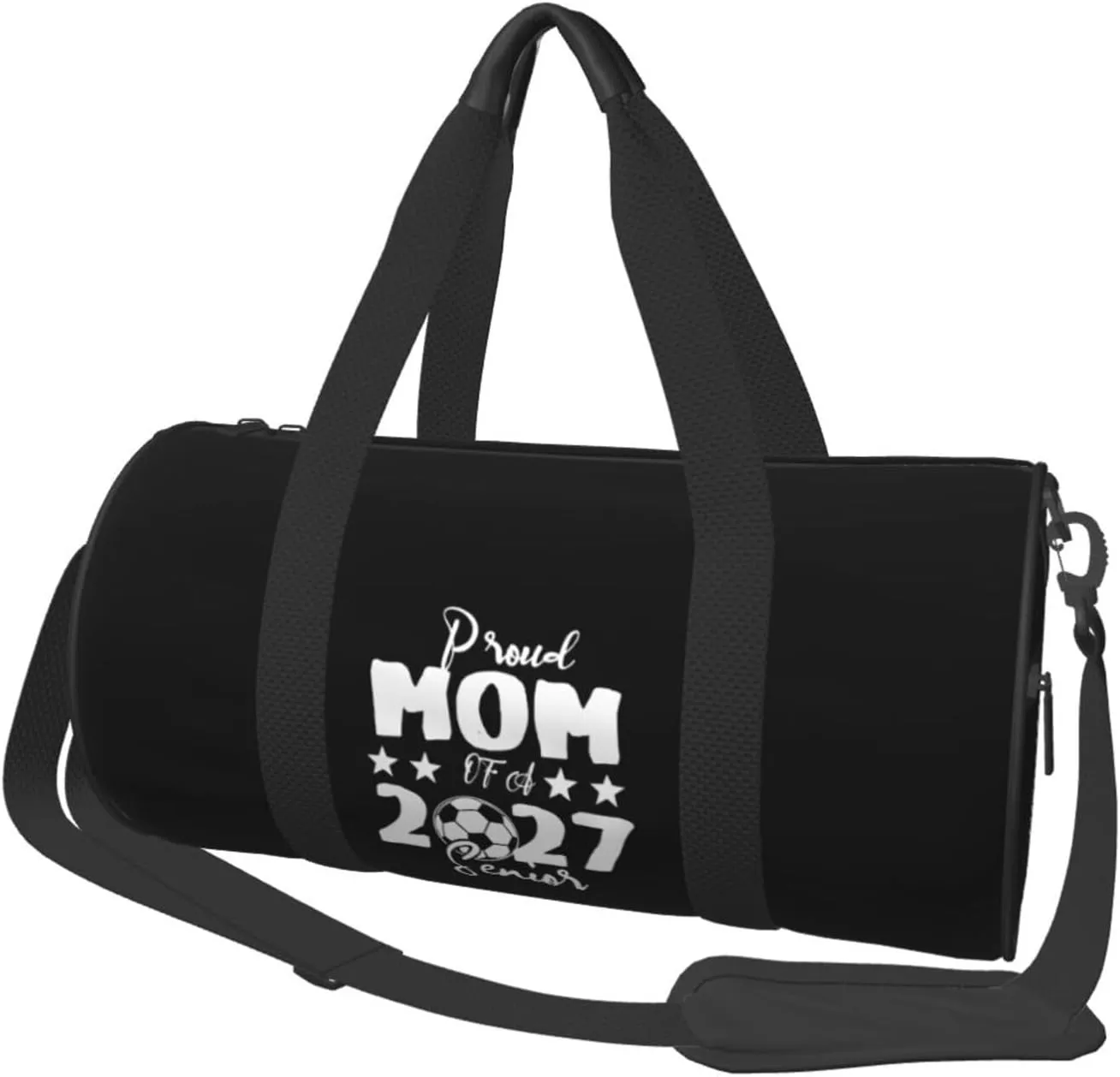 Proud Mom Of A Football Senior 2027 Duffel Bag Gym Bag Travel Sports Tote Large Foldable Beach Swim Yoga9