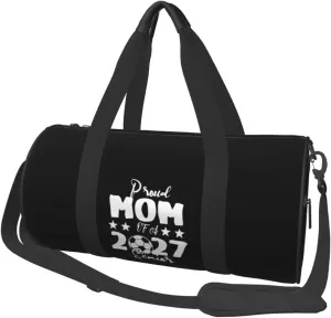 Proud Mom Of A Football Senior 2027 Duffel Bag Gym Bag Travel Sports Tote Large Foldable Beach Swim Yoga9