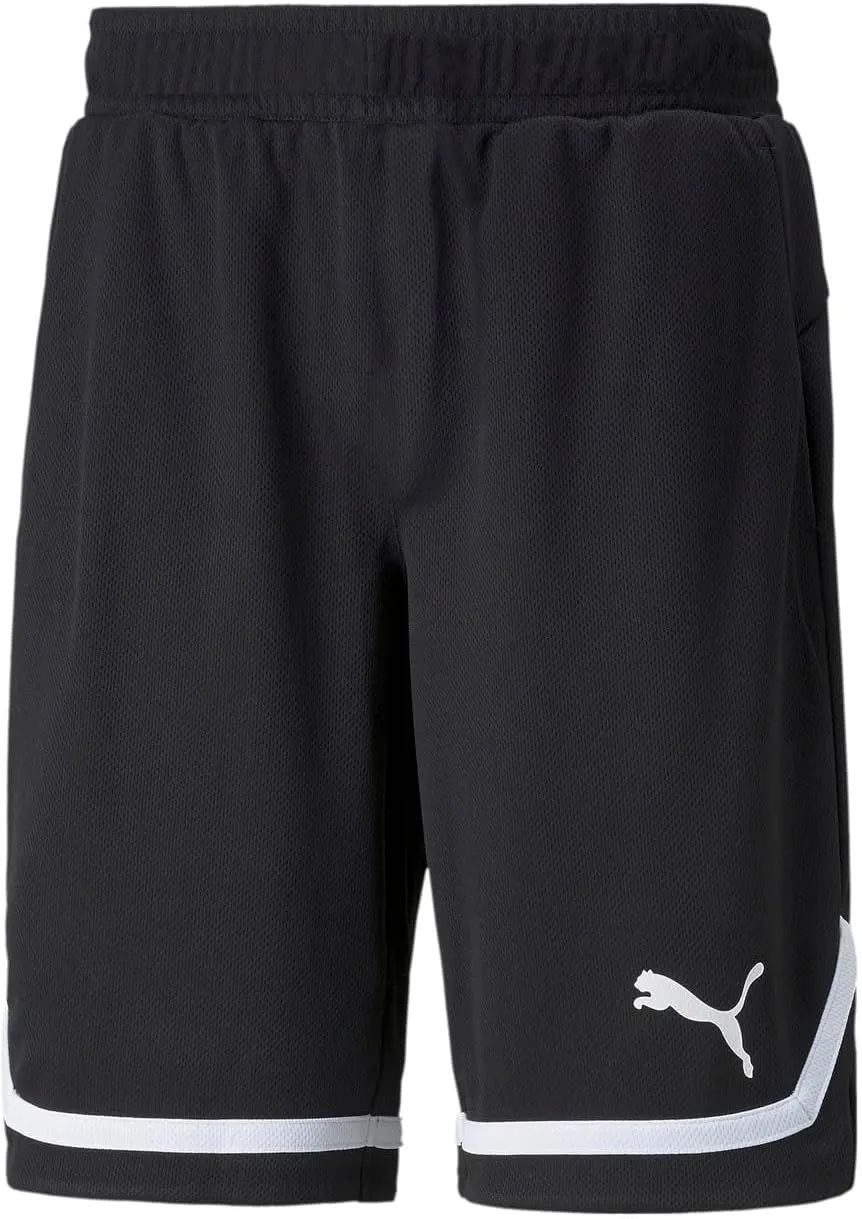 Puma - Mens Rtg Mesh Shorts 10, Color Puma Black, Size: Medium