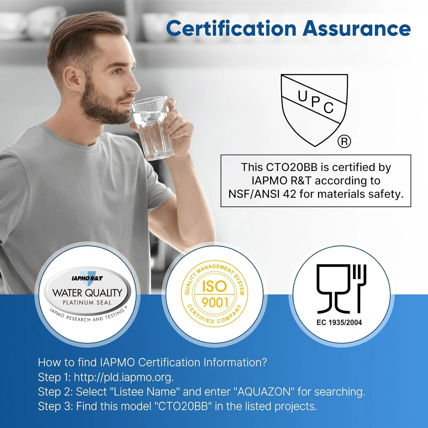 PUREPLUS 5 Micron 20" x 4.5" Whole House Coconut Shell Activated Carbon Water Filter Replacement Cartridge, Compatible with FC25B, EPM-20BB, CB-BB-20, 155783-43, 1 Pack
