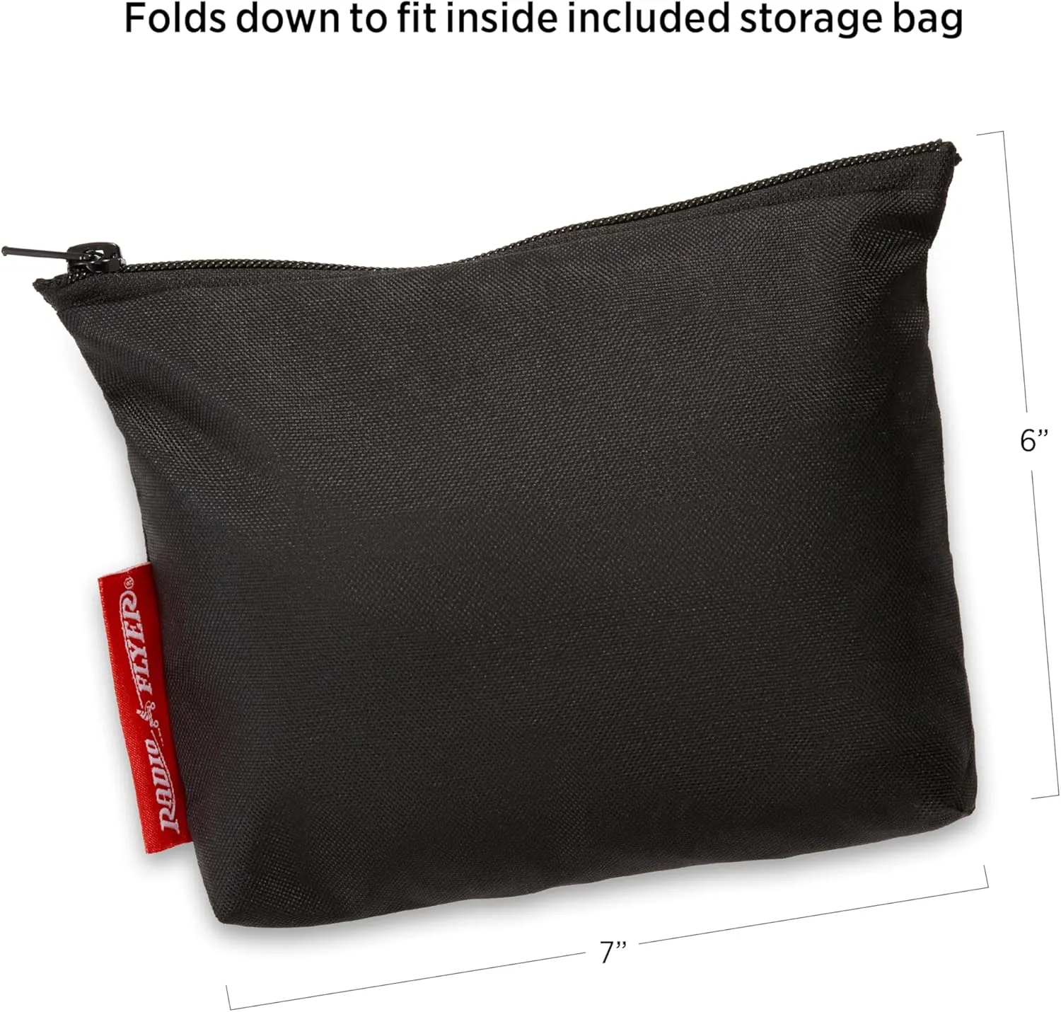 Radio Flyer Voya Stroller Wagon Accessory, Mosquito Mesh with Bag, Mosquito Netting Cover for 2 Seater Low Sides Stroller Wagon