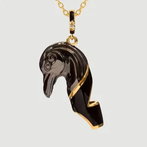 Raven Whistle Necklace