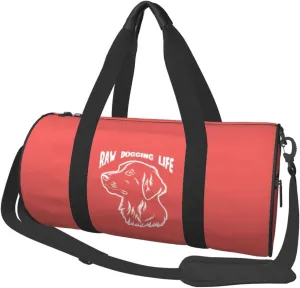 Raw Dogging Life Duffel Bag Gym Bag Travel Sports Tote Large Foldable Beach Swim Yoga9